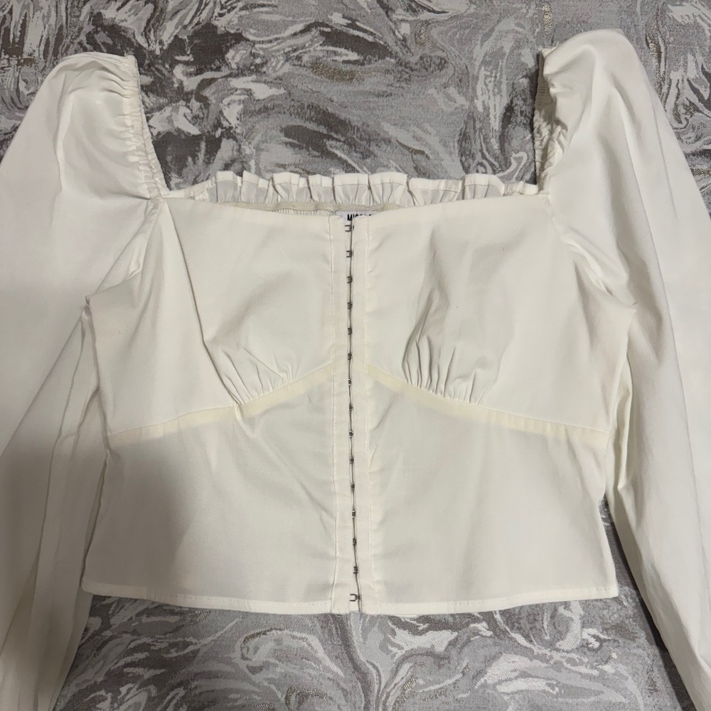 Miss Lola White Crop Top